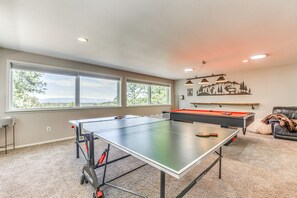 Games room - Alto Retreat w/ Wraparound Deck & Game Room! (Alto)