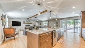 Unclassified image, 2 of 45, button - Alto Retreat w/ Wraparound Deck & Game Room! (Alto)
