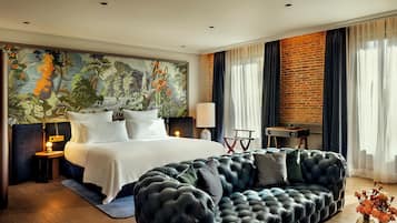 Suite, vistas a la ciudad | 1 dormitorio, sábanas de algodón egipcio, ropa de cama de alta calidad