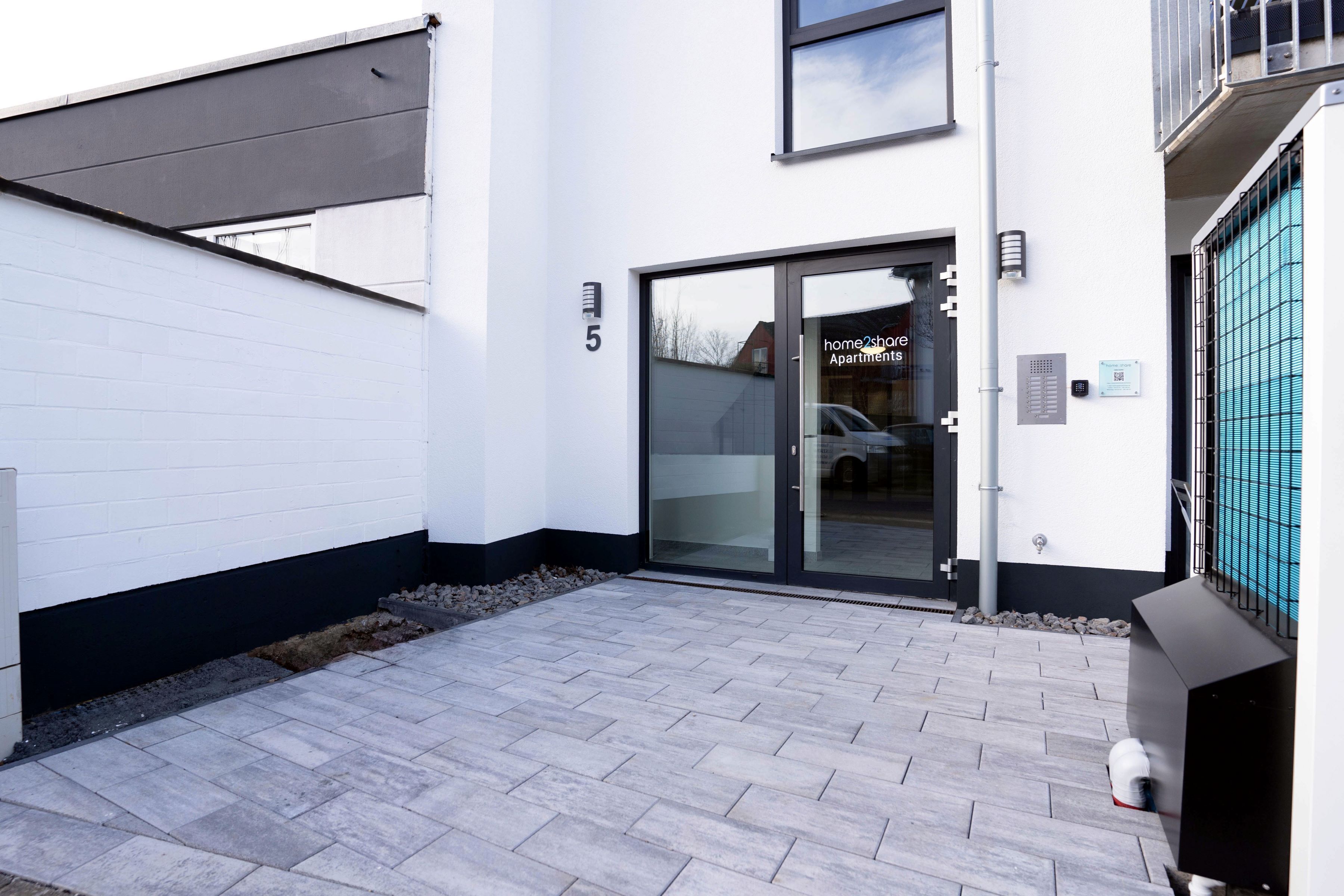 Fassade der Unterkunft