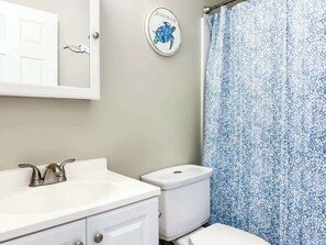 Shower, hair dryer