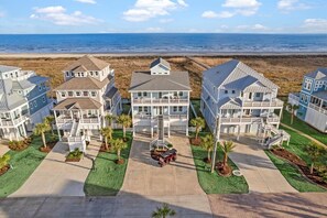 Exterior - Beachfront-Swim Spa, Elevator, Golf Cart,Game Room (Galveston)