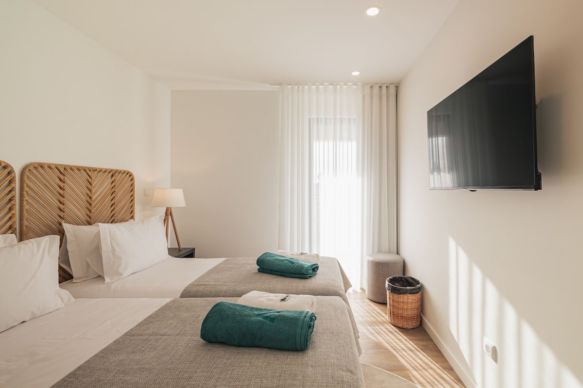 Design Apartment | 2 bedrooms, soundproofing, free WiFi, wheelchair access
