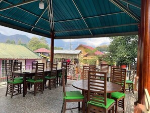 Outdoor dining - Tresno Sembalun Rinjani- Standar room #3 (Nusa Tenggara Bar.)