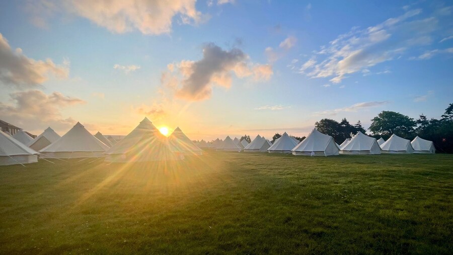 Nine Yards Bell Tents @ the TT Castletown