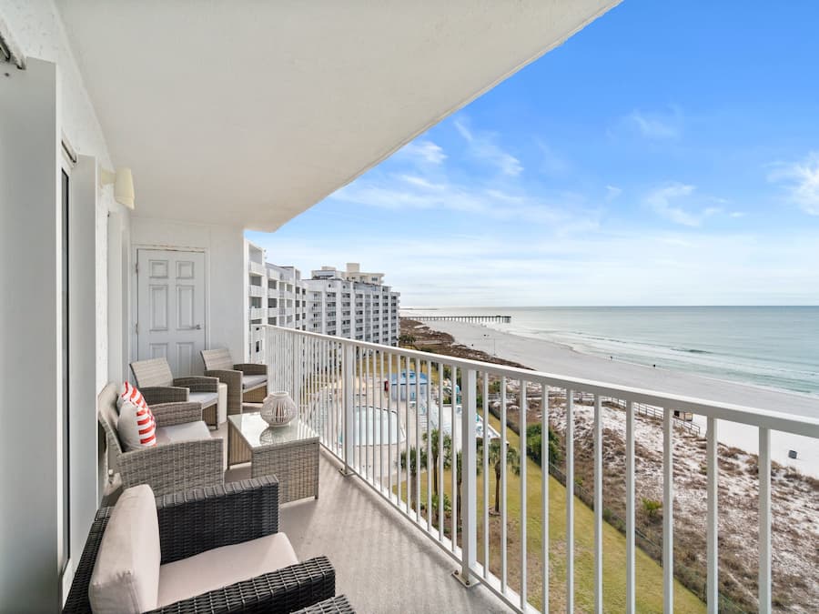 Condo, 2 Bedrooms, Beach View (715A) | Balcony