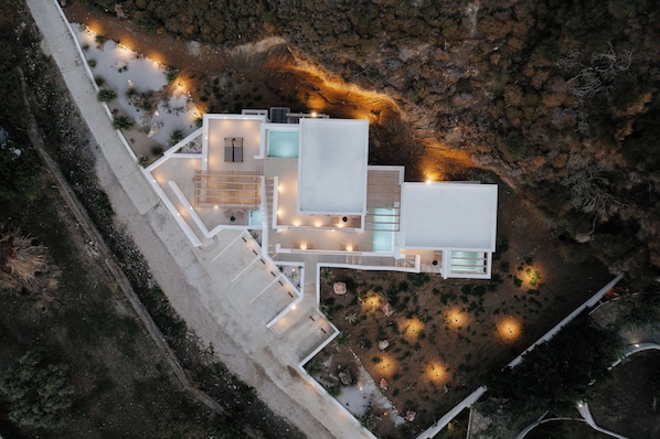 Vista del paisatge des de l'allotjament