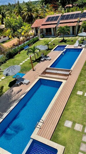 Aerial view - Pousada Villa Minduba (Japaratinga)