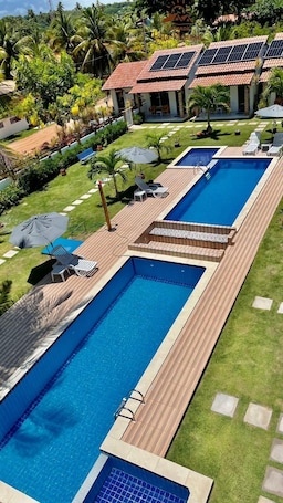 Vista aérea. Pousada Villa Minduba