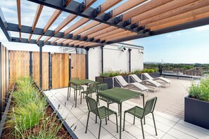 Terrasse sur le toit