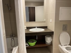Shower, hair dryer