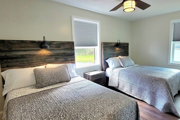 Bedroom 2, plenty of room for family, friends and friends who are family!