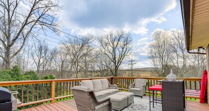 Furnished Deck & Fire Pit: Greeneville Home!