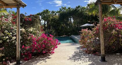 Secluded Home Surrounded by a Tropical Garden and a 5 Minute Walk to the Ocean