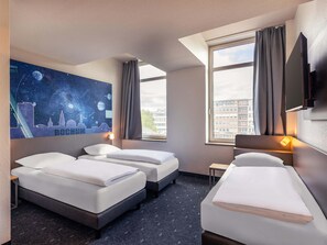 Dreibettzimmer | 1 Schlafzimmer, Verdunkelungsvorhänge, schallisolierte Zimmer