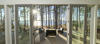 Modern Lakefront Retreat on 10 Acres | Lake O’ the Pines Area| Spacious