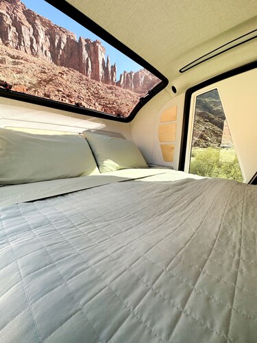 Red Rock Base Camps Teardrop Trailer #3. Take your hotel room outside! 