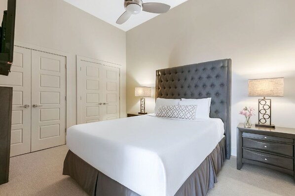 1 bedroom, iron/ironing board, bed sheets