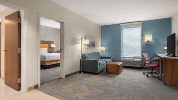 Suite, 1 chambre | Coin séjour