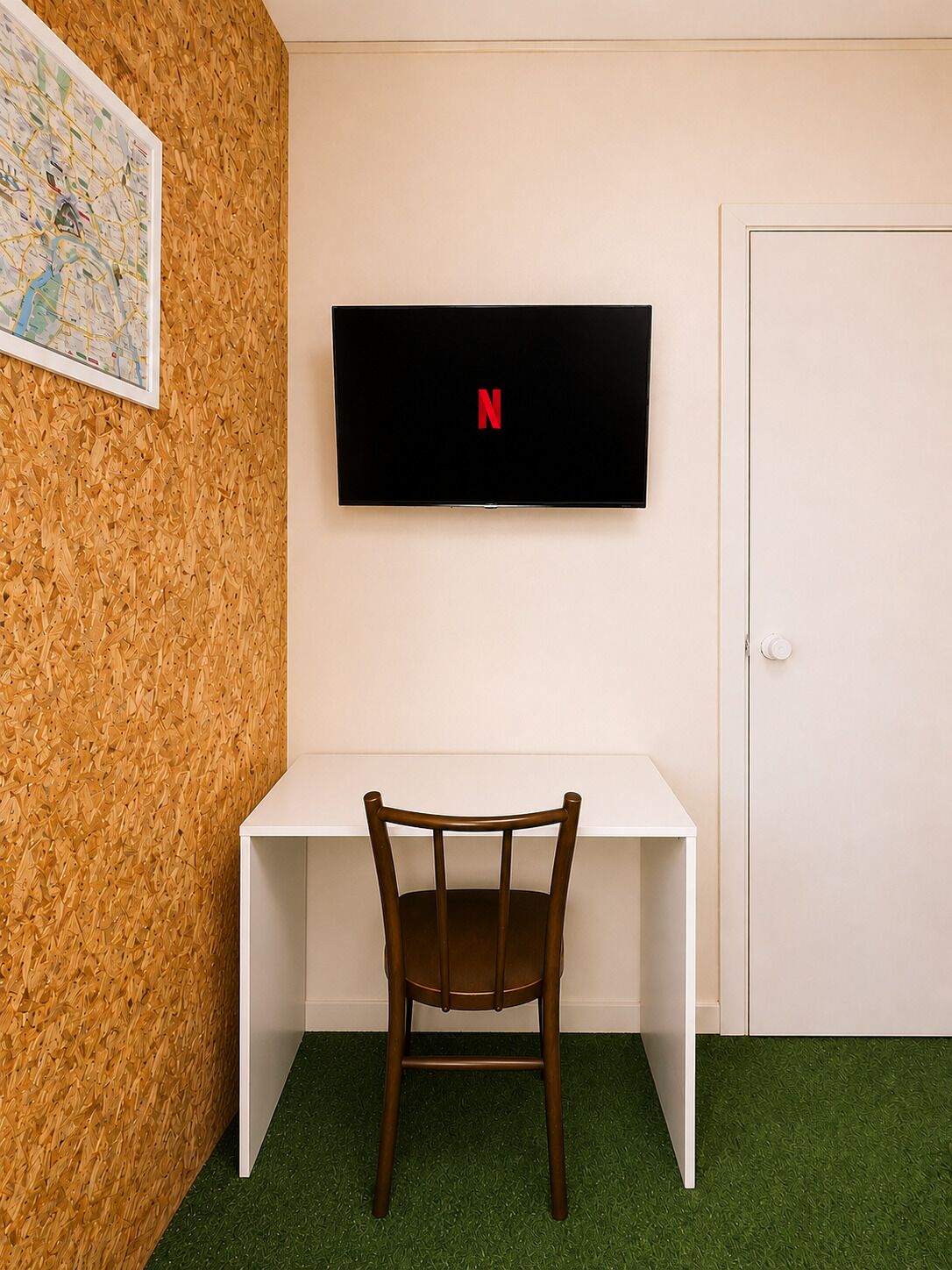 Habitación individual básica | Escritorio y wifi gratis 