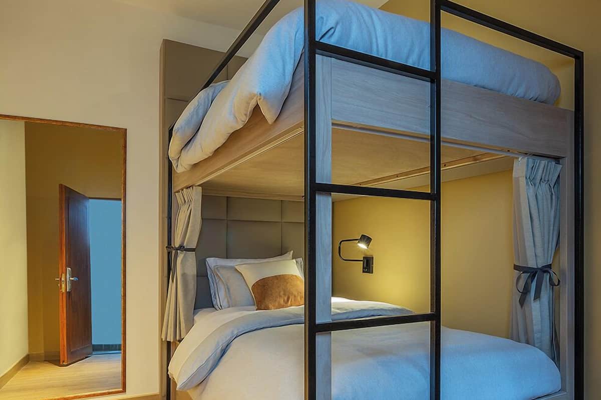 1 habitación, ropa de cama de alta calidad, edredón y insonorización