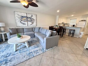 Condo, Multiple Beds, Balcony, Pool View (Bayview 20) | Living area - Bayview (Orange Beach)
