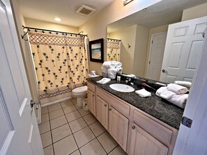 Condo, Multiple Beds, Pool Access (Crystal Tower 1303) | Bathroom | Towels - Crystal Tower (Gulf Shores)