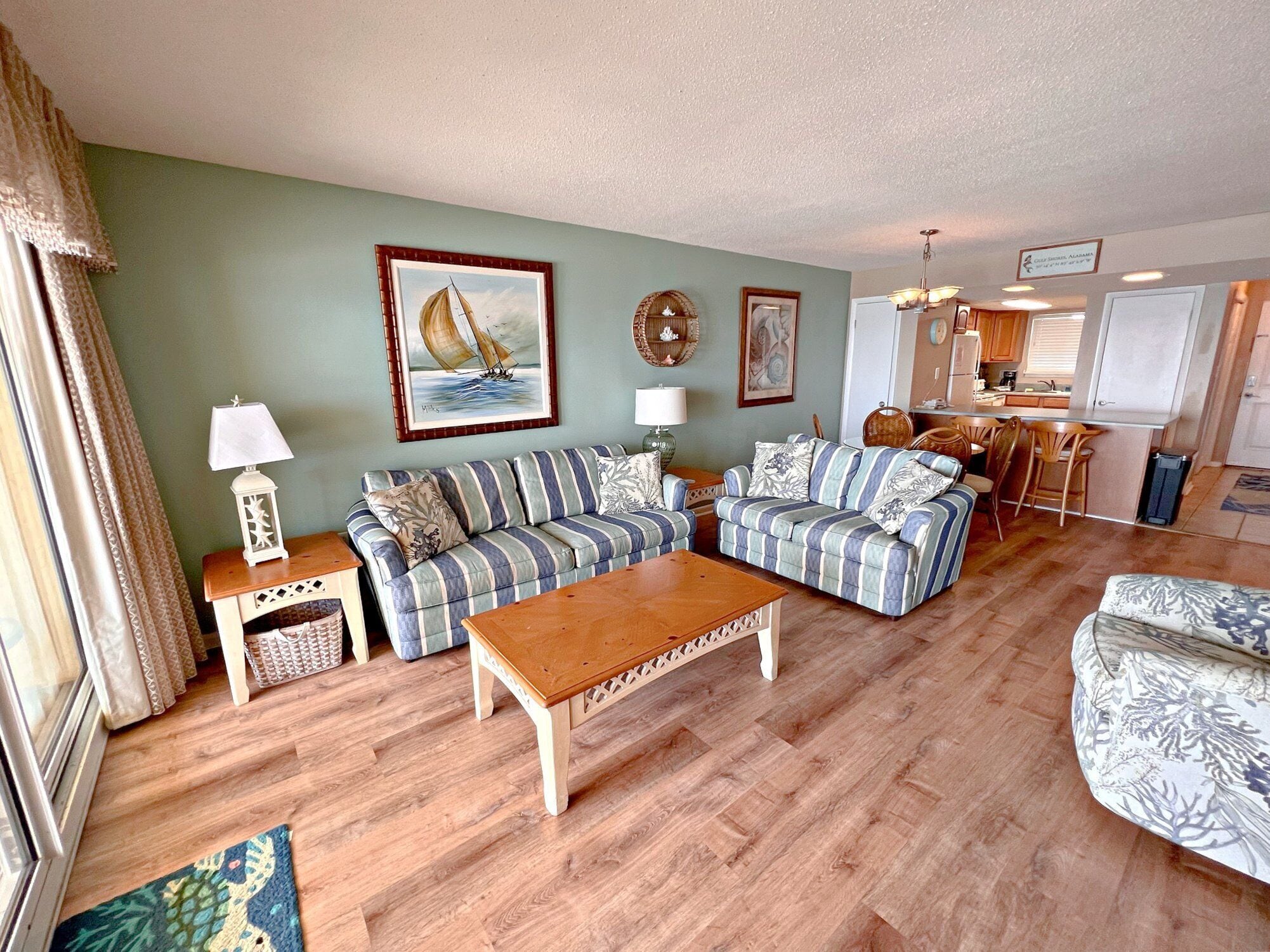 Condo, Multiple Beds, Pool Access (Driftwood Towers 5G) | Living area