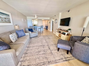 Condo, Multiple Beds, Pool Access (Driftwood Towers 5C) | Living area