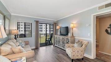 Condo, Multiple Beds, Pool Access, Garden View (Gulf Shores Plantation 3214) | Living area
