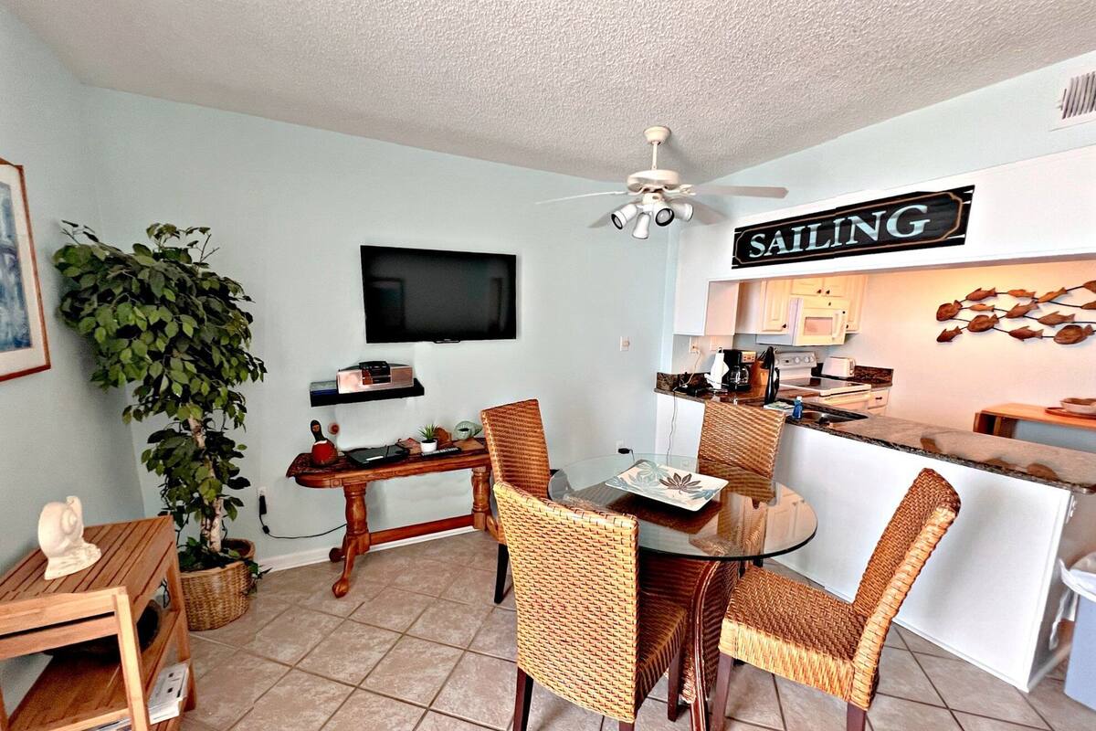 Appart'hôtel, 1 grand lit et 1 canapé-lit, balcon (Gulf Shores Surf & Racquet Club 615A) | Restauration