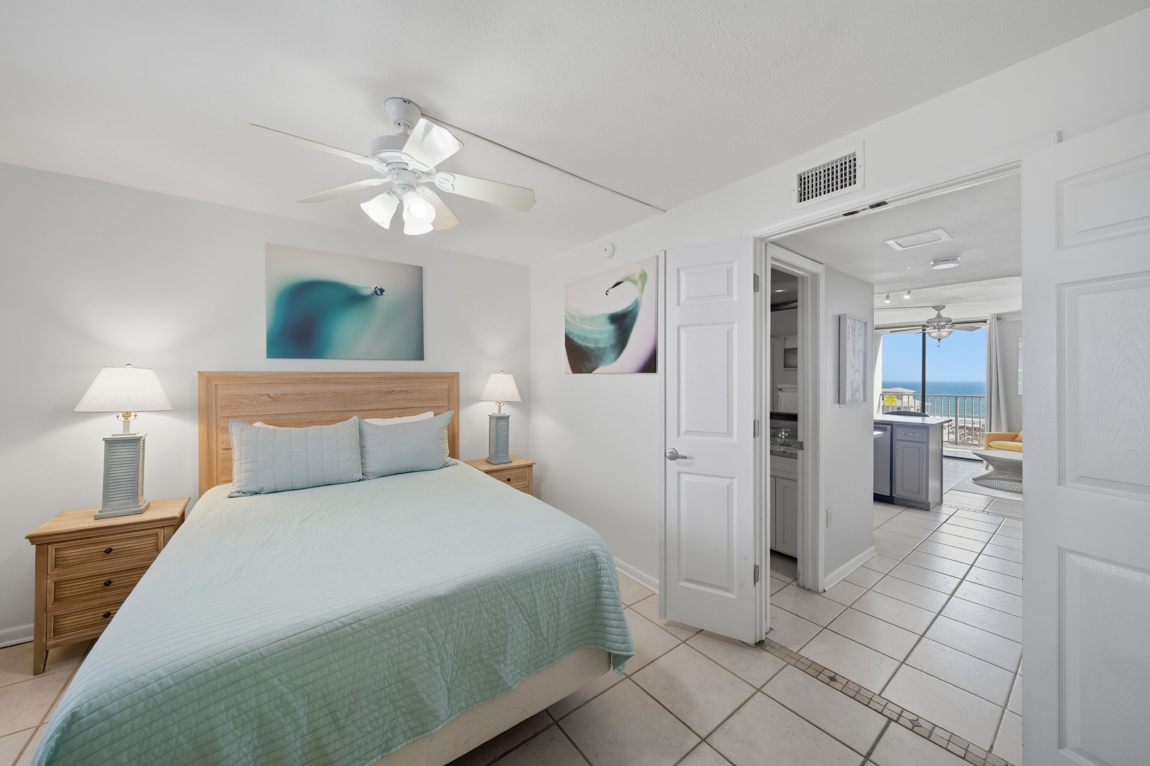Condo, 1 Queen Bed with Sofa bed, Balcony (Gulf Shores Surf & Racquet Club 606A) | 1 bedroom, individually decorated, individually furnished, bed sheets