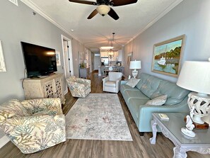 Condo, Multiple Beds, Pool Access (Island Royale P504) | Living area