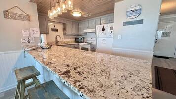 Condo, Multiple Beds, Patio, Ocean View (Island Sunrise 165) | Private kitchen