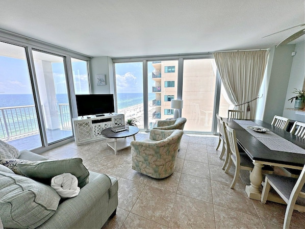 Condo, Multiple Beds, Balcony (Island Tower 1203) | Living area