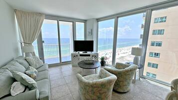 Condo, Multiple Beds, Balcony (Island Tower 1203) | Living area