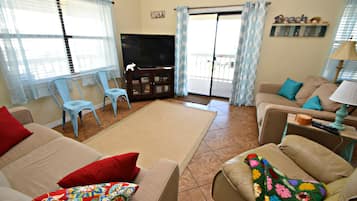 Condo, Multiple Beds, Balcony, Beach View (Lagoon Run 308) | Living area