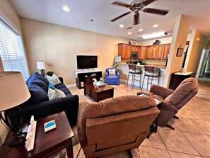 Condo, Multiple Beds, Patio, Pool View (Laguna Breeze E) | Living area - Laguna Breeze (Gulf Shores)