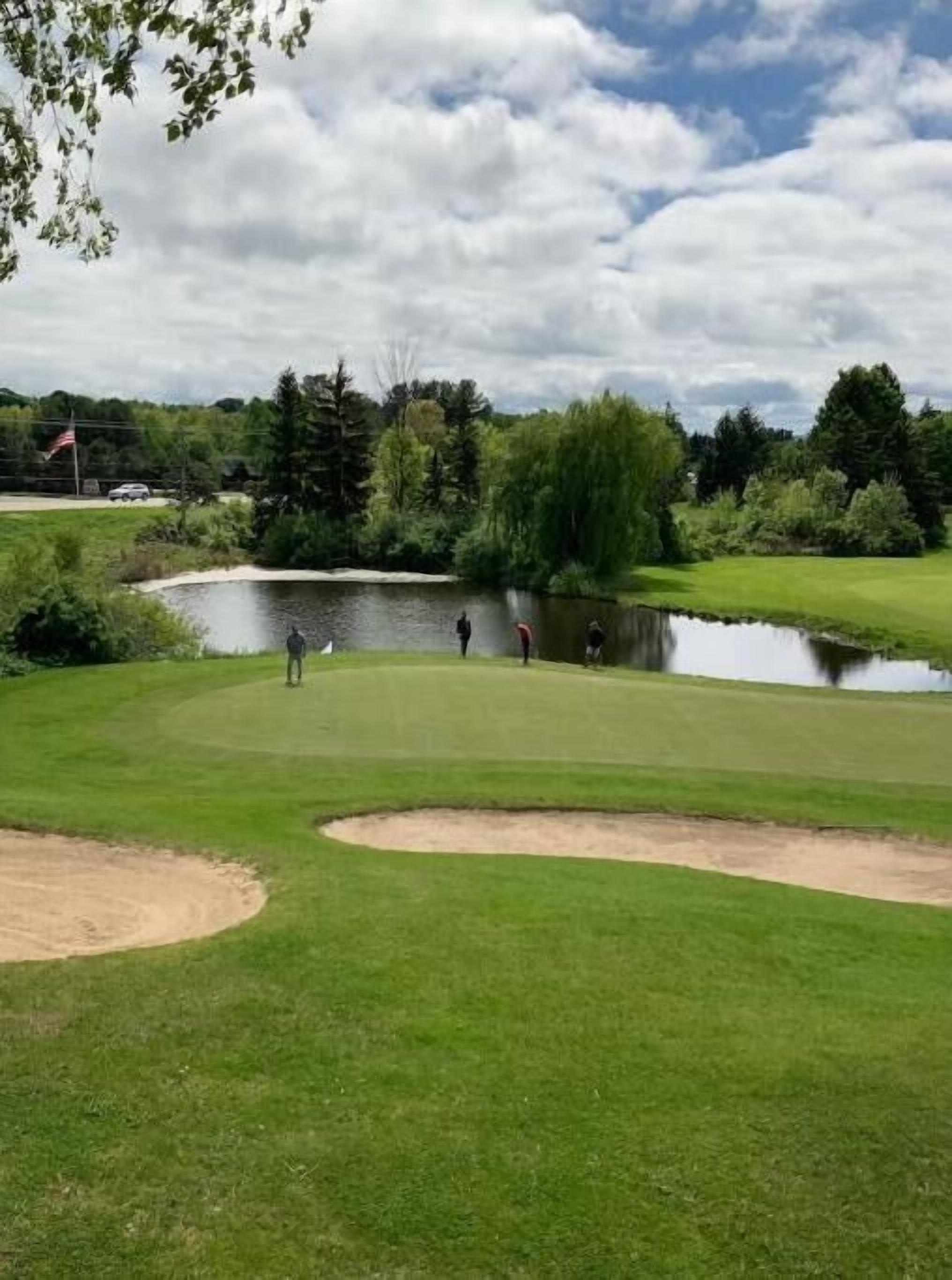 condo F on the spruce golf course.