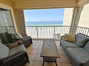 Condo, Multiple Beds, Balcony, Ocean View (Marlin Key 4A) | Living area - Marlin Key (Orange Beach)