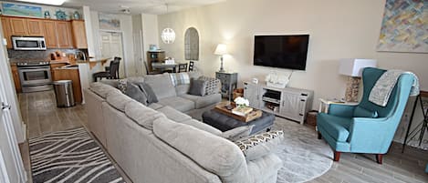 Condo, Multiple Beds, Balcony (Navy Cove Harbor 2202) | Living area