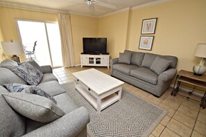 Condo, Multiple Beds, Balcony (Ocean House 1701) | Living area