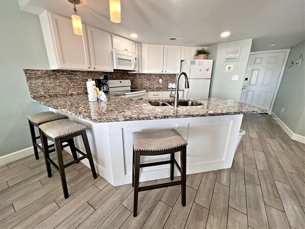 Condo, Multiple Beds, Pool Access, Beach View (Regatta 102A) | Private kitchen - Regatta (Gulf Shores)