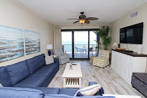 Condo, Multiple Beds, Balcony (Romar House A903) | Living area - Romar House (Orange Beach)
