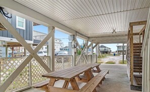 House, Multiple Beds, Balcony, Beach View (Sea Watch Unit A) | Outdoor dining - Sea Watch (Gulf Shores)