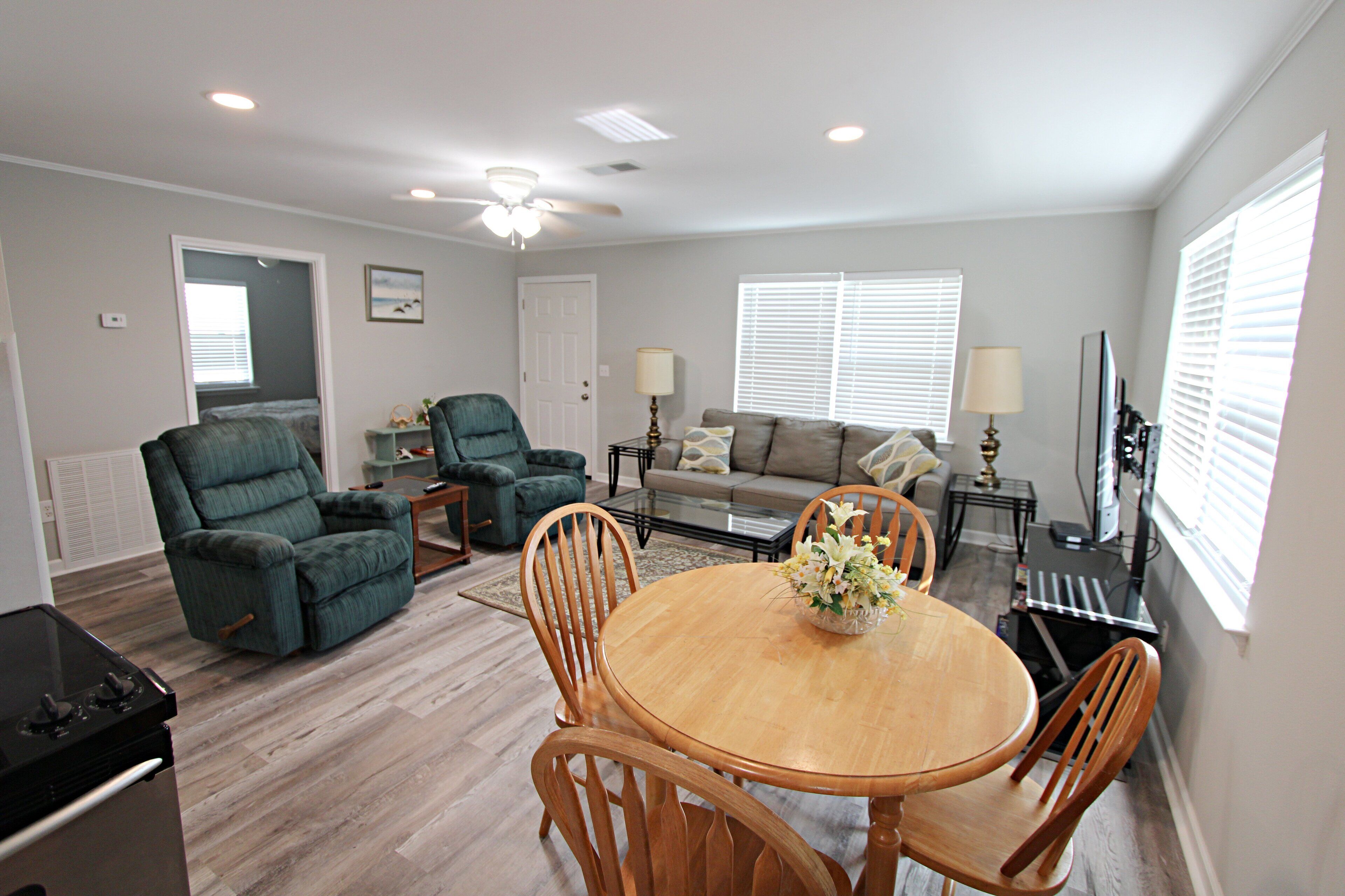 Hus, flere senger, kjøkken (Silver Sands South) | Oppholdsområde