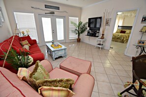 Condo, Multiple Beds, Balcony, Pool View (Spinnaker Pointe 1B) | Living area - Spinnaker Pointe (Gulf Shores)