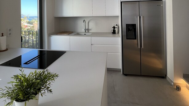 Coffee/tea maker, fridge, microwave, oven - Nice Oldtown Appartment With two Floors and Great sea View (La Vila Joiosa)