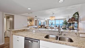 Condo, Multiple Beds, Balcony (Wind Drift 704E) | Private kitchen | Coffee/tea maker