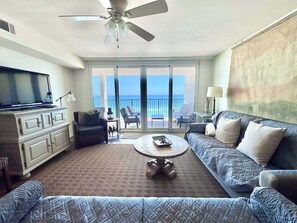 Condo, Multiple Beds, Balcony (Wind Drift 704E) | Living area